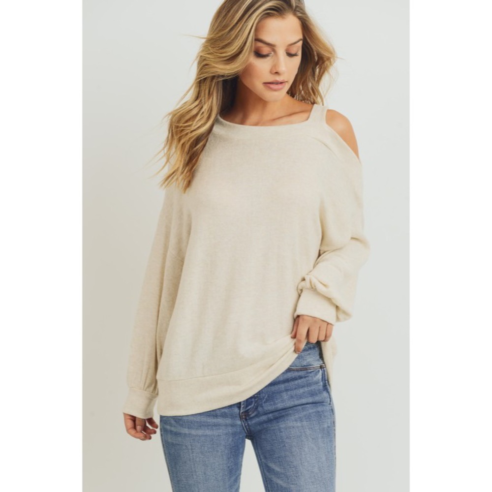 Single Cold Shoulder Top